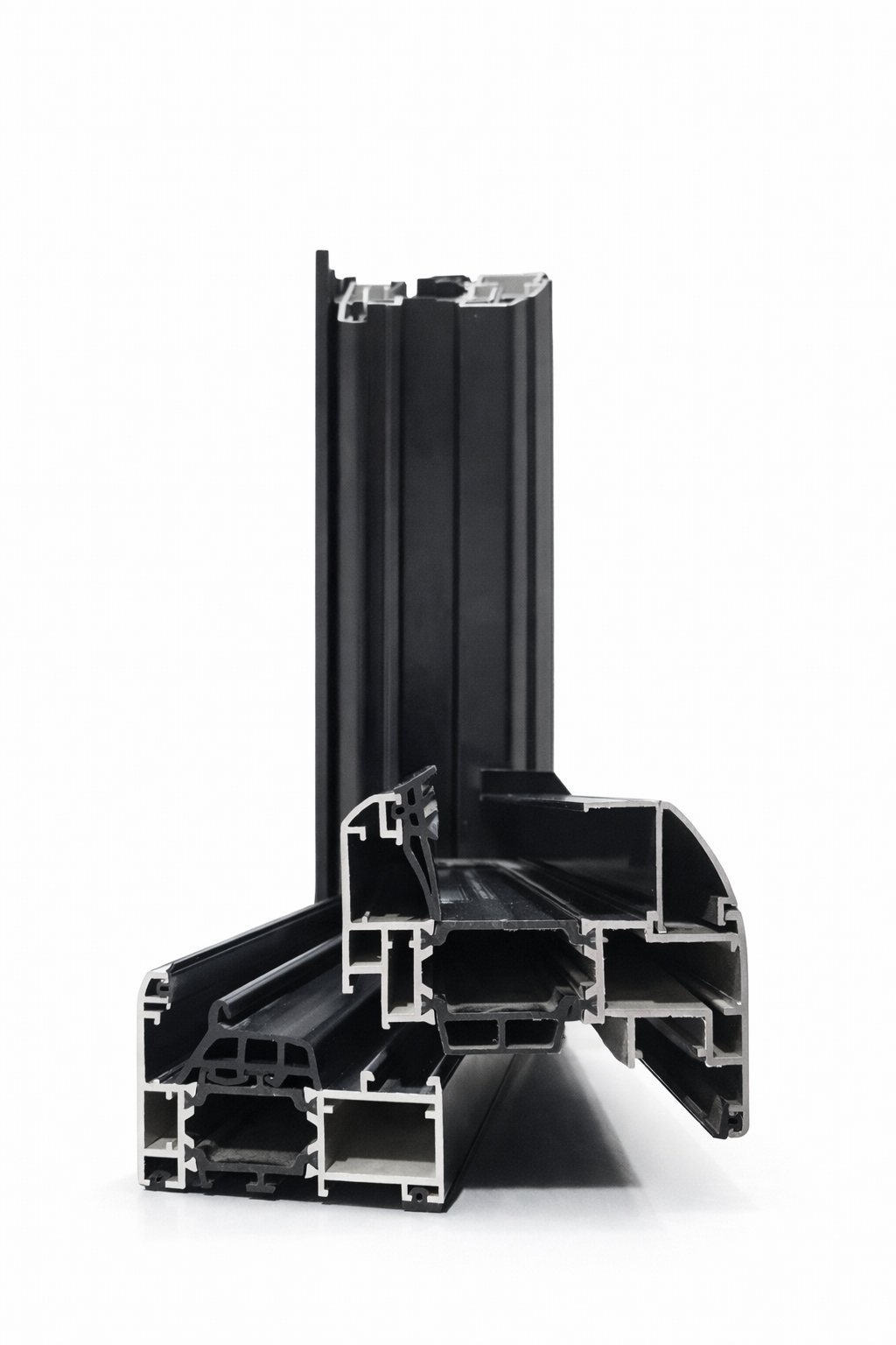 Infissi in alluminio - finitura nera